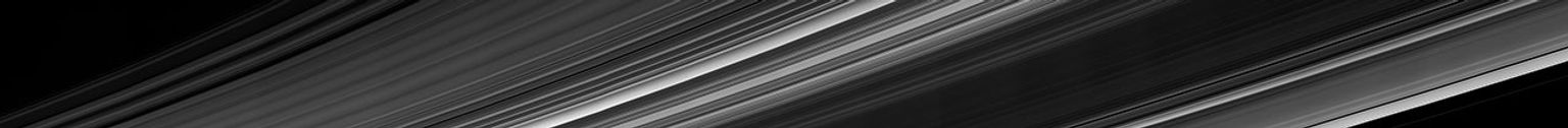 NASA's Cassini obtained this panoramic view of Saturn's rings on Sept. 9, 2017, just minutes after it passed through the ring plane. The Cassini spacecraft ended its mission on Sept. 15, 2017.