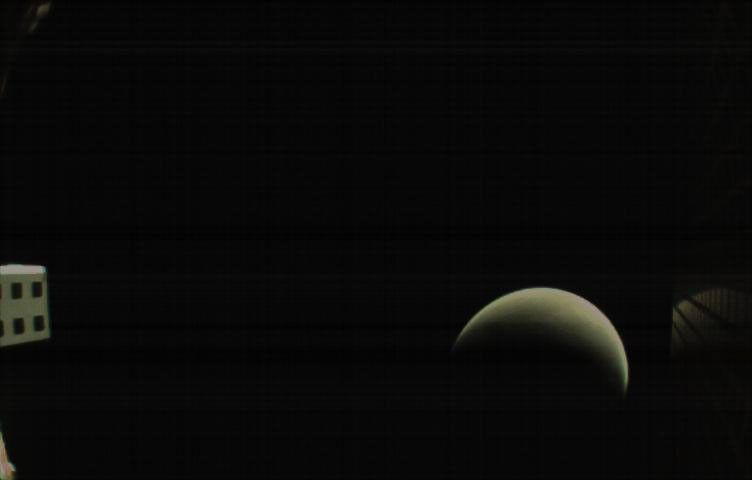 On Nov. 26, 2018, MarCO-B, one of NASA's Mars Cube One (MarCO) CubeSats, took another image of Mars from about 10,900 miles (17,500 kilometers) away just after NASA's InSight spacecraft landed on Mars.