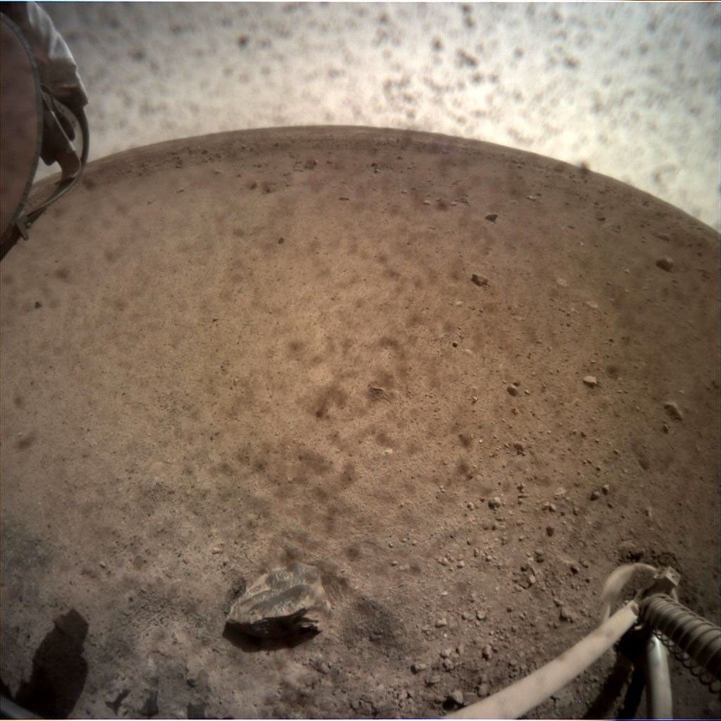 
			InSight's First View of Mars with the Cover Off - NASA Science			