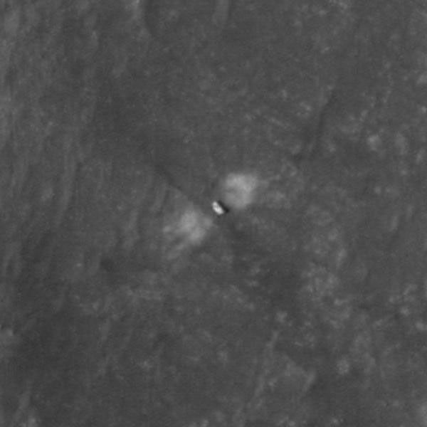 The HiRISE camera aboard NASA's Mars Reconnaissance Orbiter was able to capture this image of NASA's Perseverance rover on the surface of Mars.