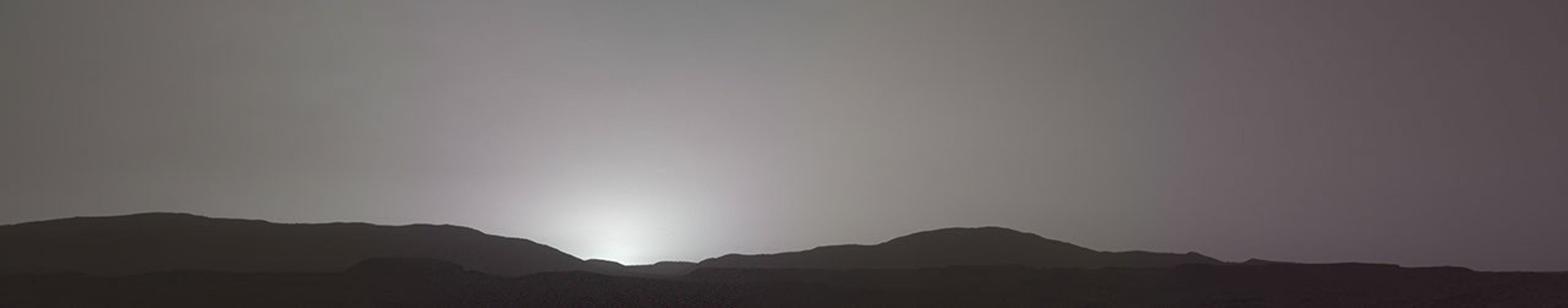 This sunset on Mars was captured by NASA's Perseverance Mars rover using its Mastcam-Z camera system on November 9, 2021, the 257th Martian day, or sol, of the mission.