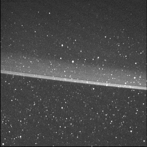 This high-resolution image of Jupiter's main dust ring was collected by the Stellar Reference Unit (SRU) navigation camera aboard NASA's Juno spacecraft.