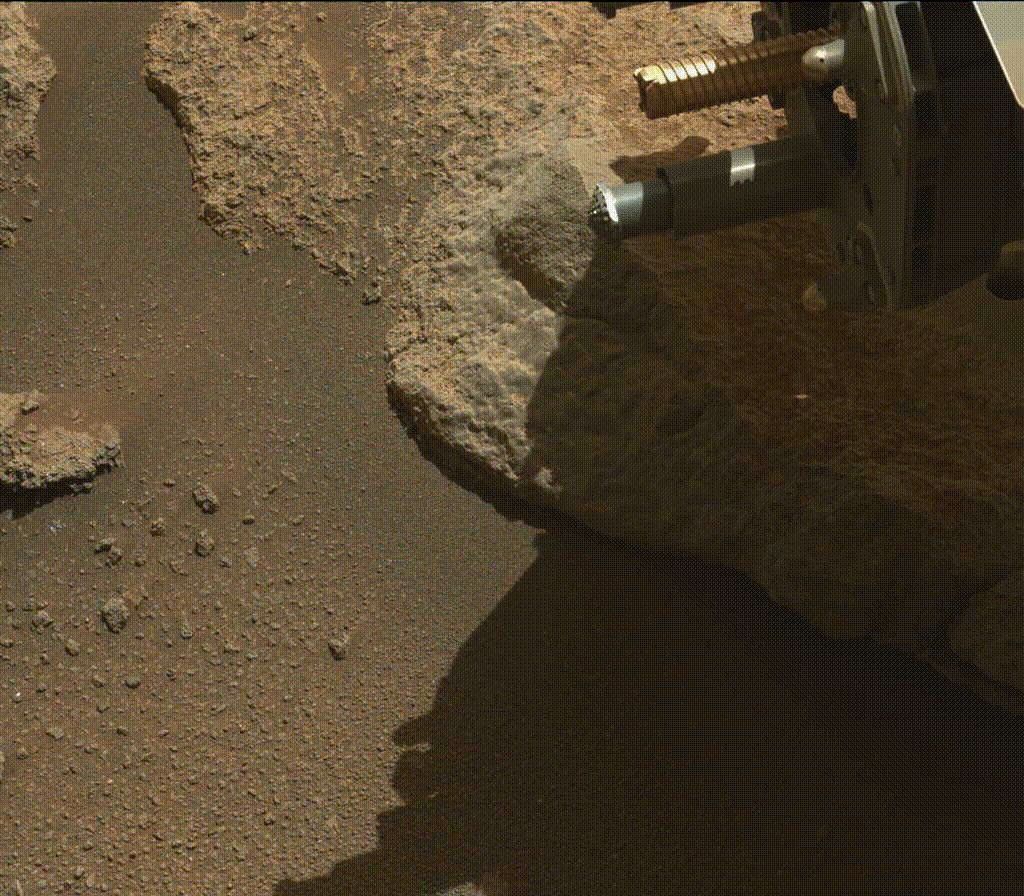 Perseverance Expels Rock Fragments - NASA Science