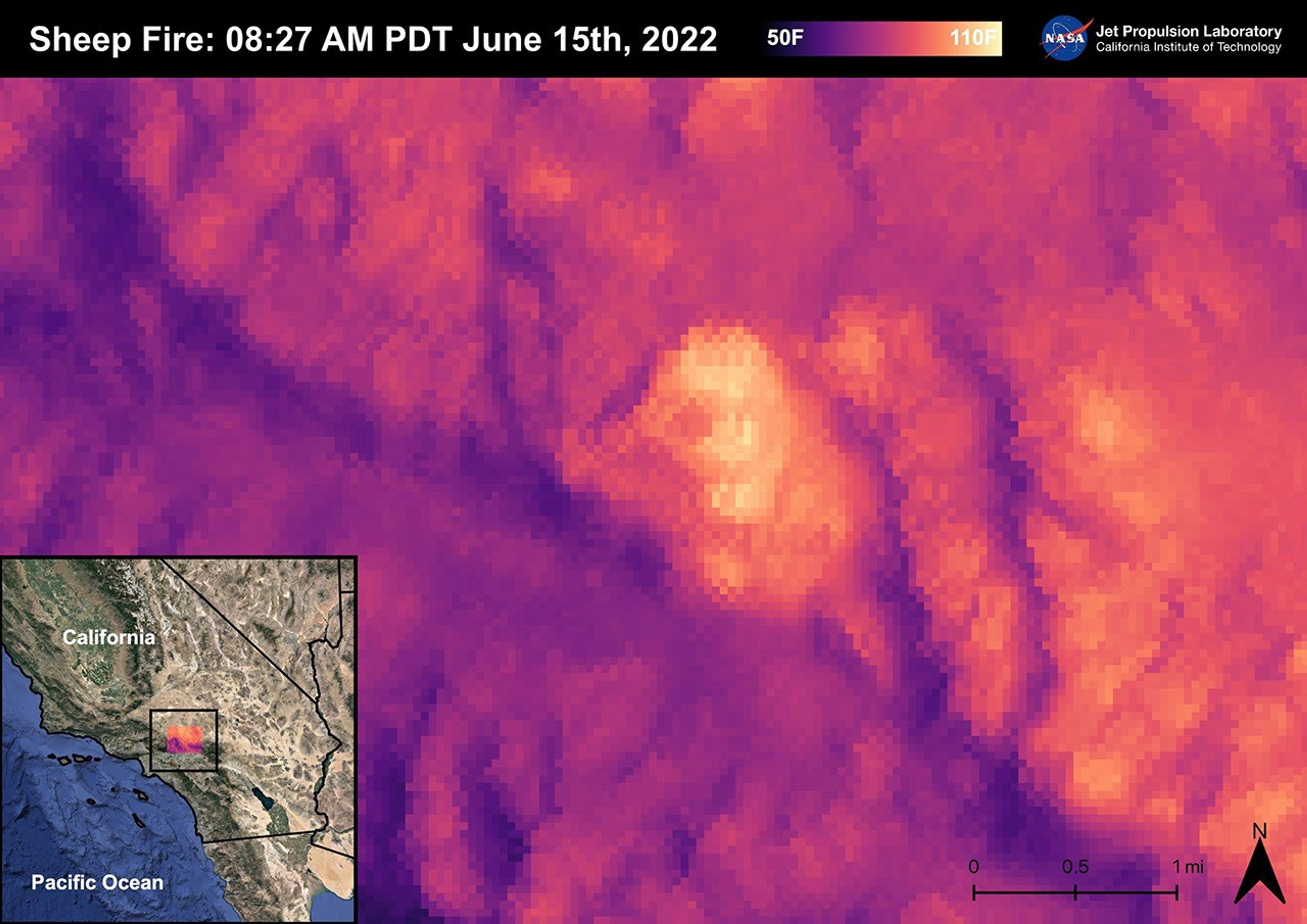 The Sheep Fire started on June 12th, 2022, Northeast of the town of Wrightwood in San Bernardino County. The fire burned 865 acres and was contained on June 19th, 2022.