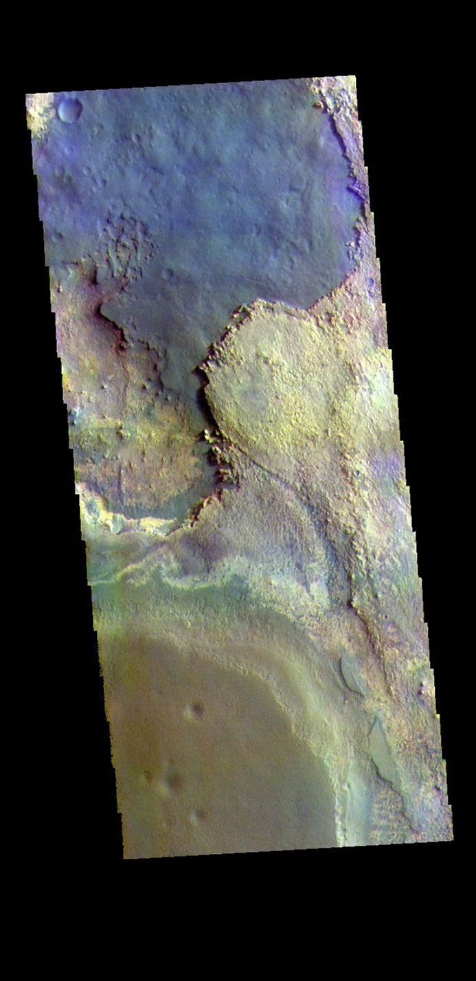 This image from NASA's Mars Odyssey shows part of Meridiani Planum.