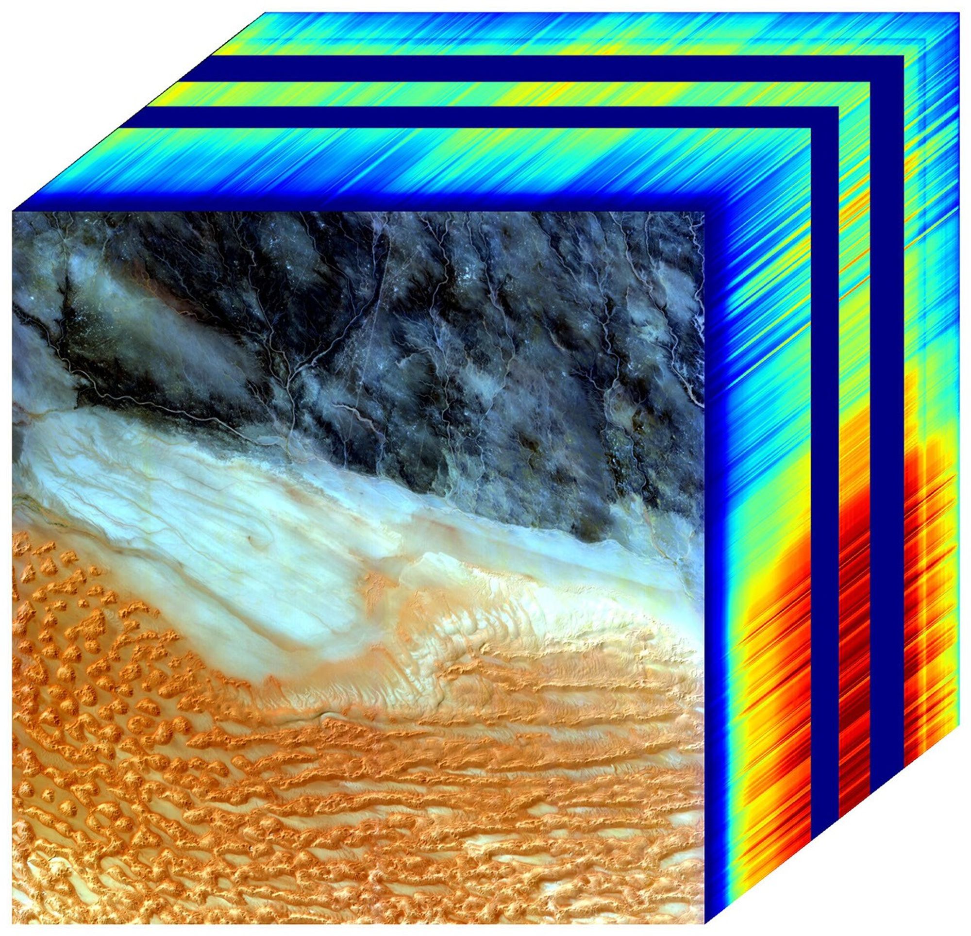 NASA's EMIT Mission Generates Image Cube of Surface Minerals in ...