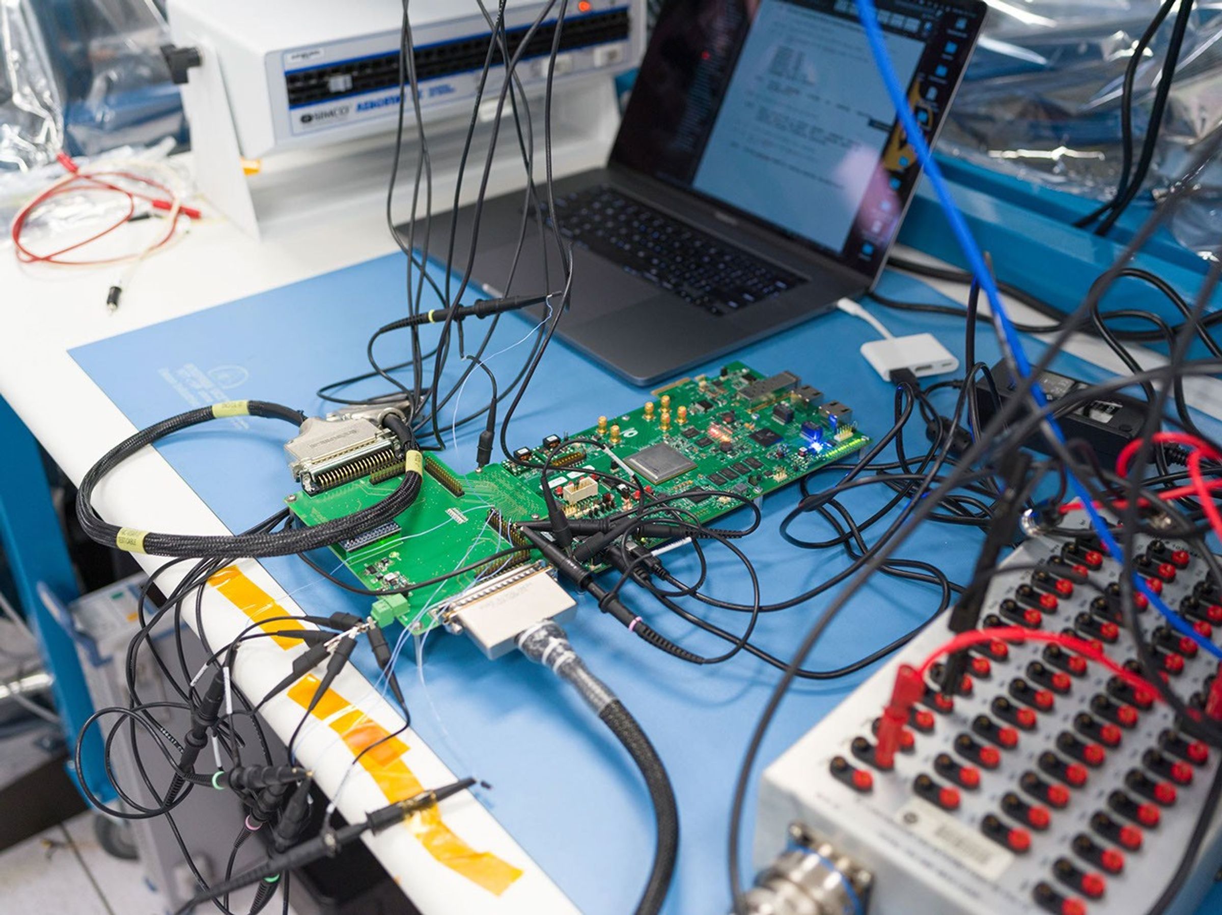 Seen here in March 2023, prototype hardware for the VISAR instrument underwent interface testing at NASA's Jet Propulsion Laboratory. VISAR is being developed at JPL for NASA's VERITAS mission that will launch within a decade to explore Venus.