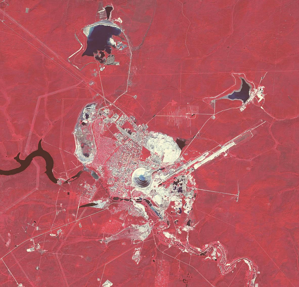 Mir Diamond Mine, Siberia - NASA Science