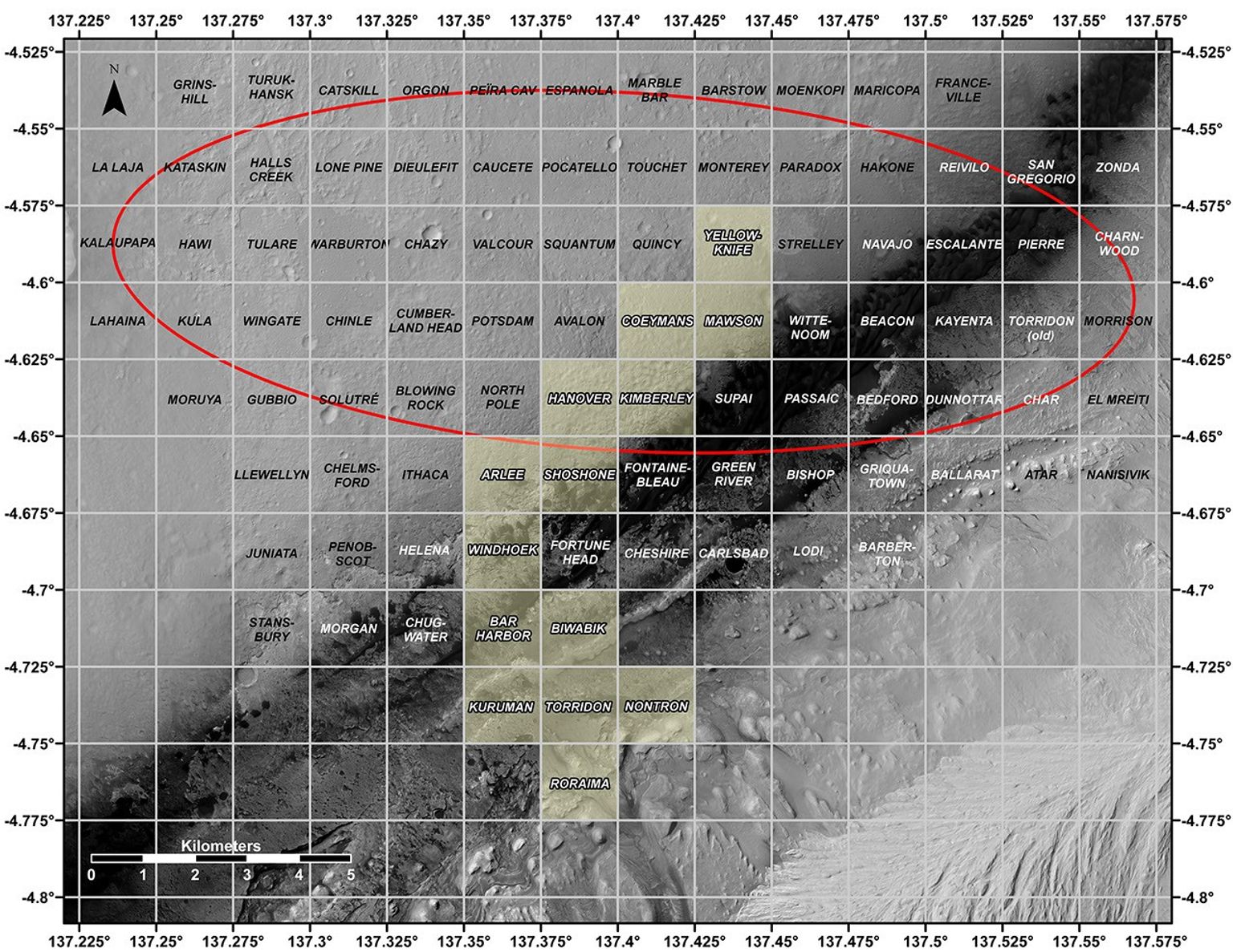 Curiosity's Quadrant Themes - NASA Science