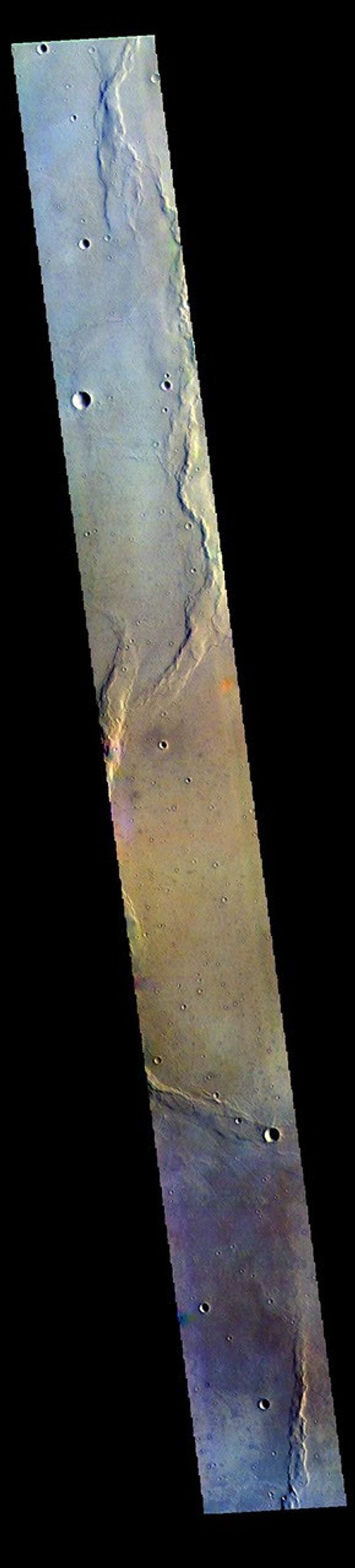 
			Lunae Planum - False Color - NASA Science			
