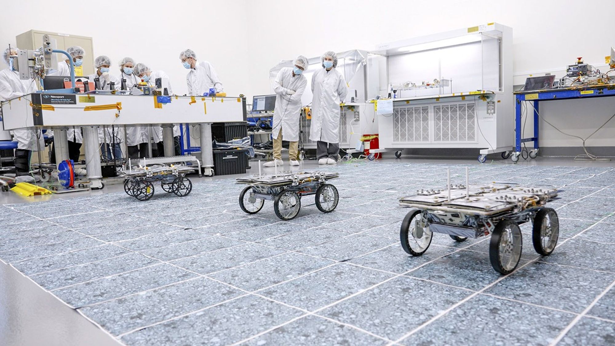 NASA's CADRE Rovers Take First Autonomous Drive - NASA Science