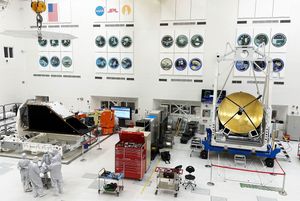 In March, 2025, components for NASA's NEO Surveyor and the agency's ASTHROS mission are sharing the same clean room at NASA's Jet Propulsion Laboratory while work continues on both missions.
