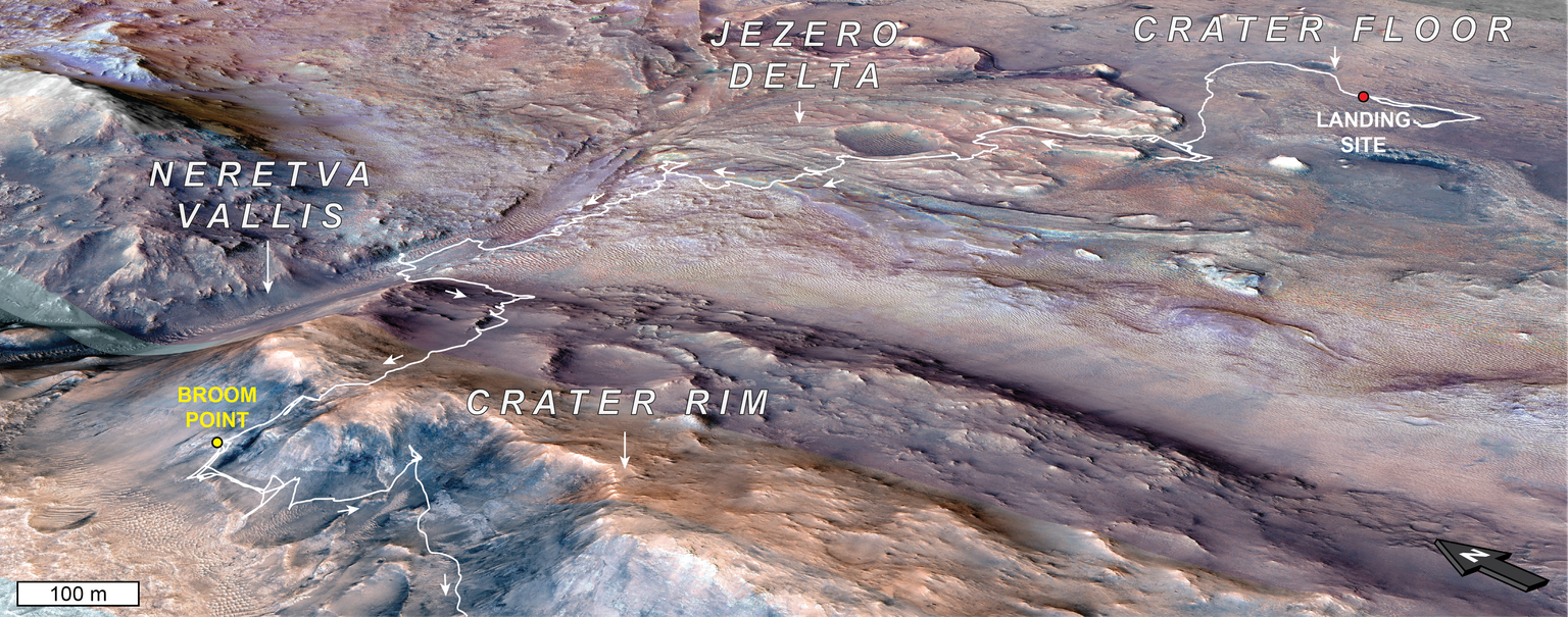 Perseverance’s Trip to ‘Broom Point’ - NASA Science