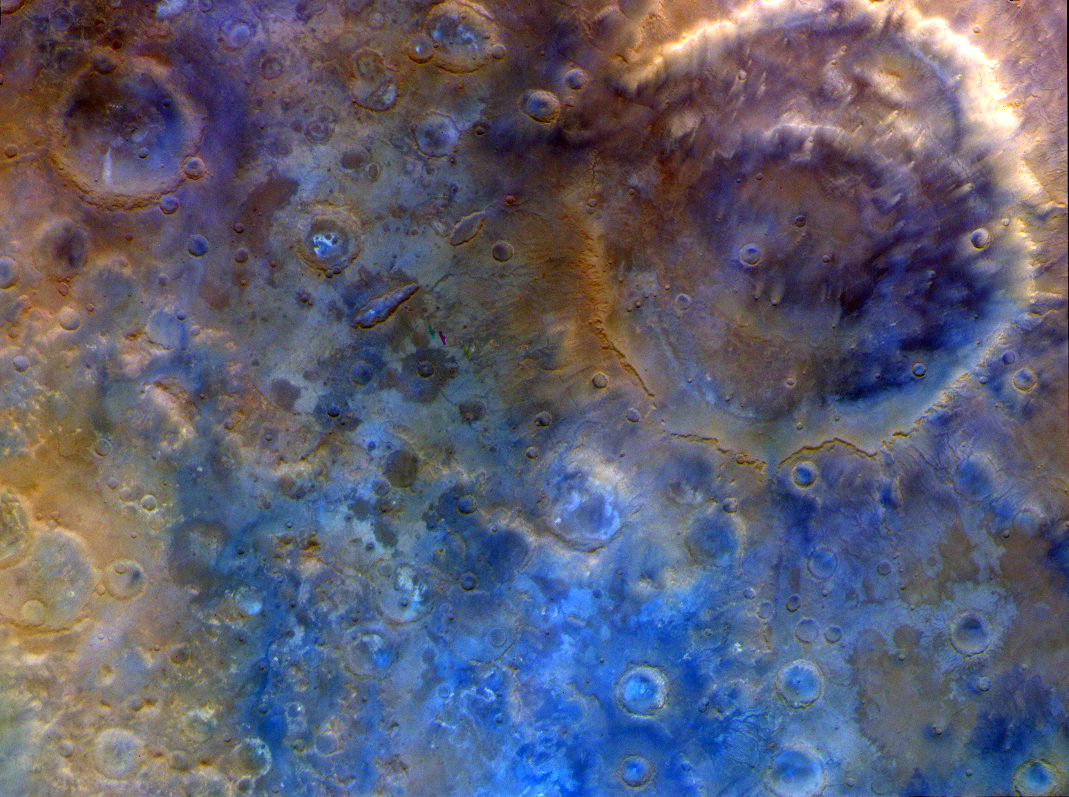 NASA'nın Psyche Misyonu, Mars'taki Huygens Krateri'ni Görüntüledi