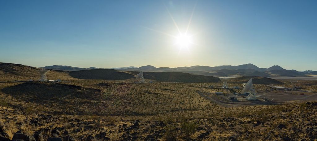 Panorama Showcasing the 34-Meter Antennas of the DSN’s Goldstone Complex