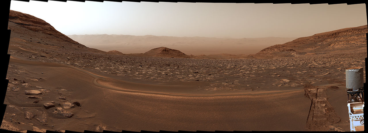 NASA’s Curiosity Looks Back After Reaching Elevation Milestone