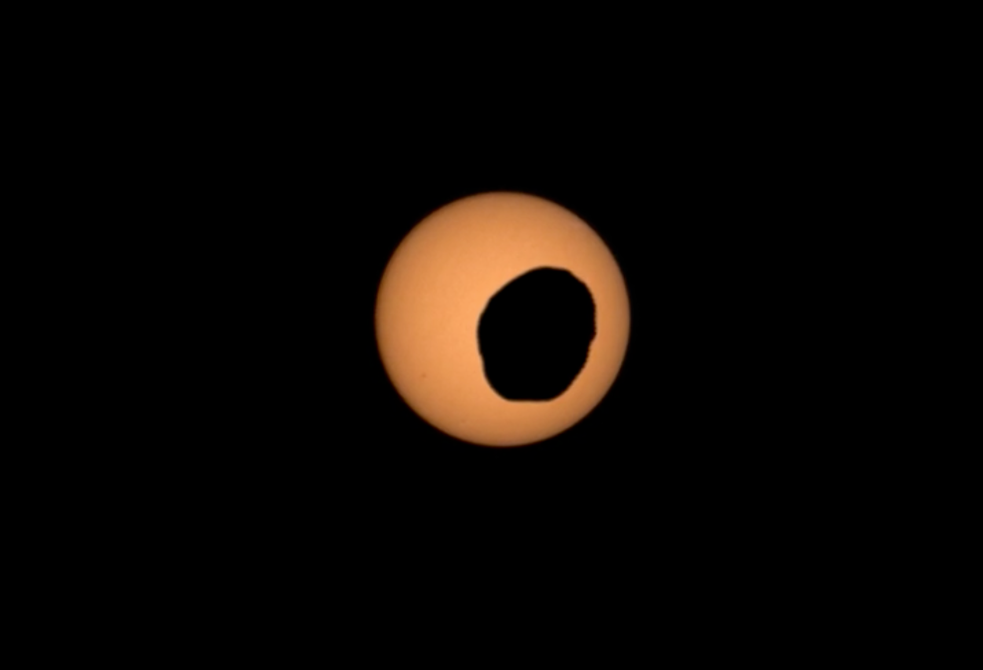 Perseverance Captures Another Phobos Transit