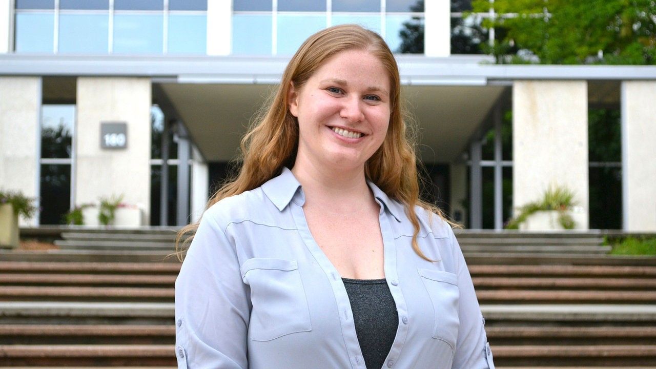 Color image of a smiling young woman.