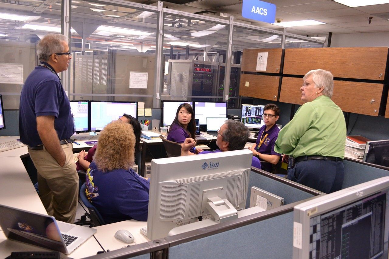 Cassini engineers at the Jet Propulsion Laboratory