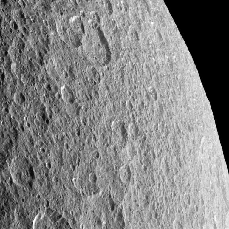
			Rhea Flyby (R-2) - March 2, 2010 - NASA Science			
