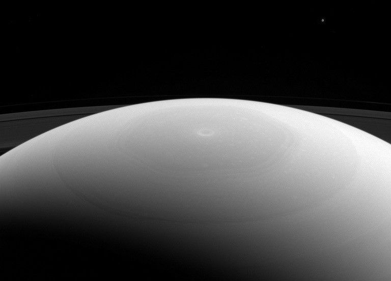 Saturn and Mimas