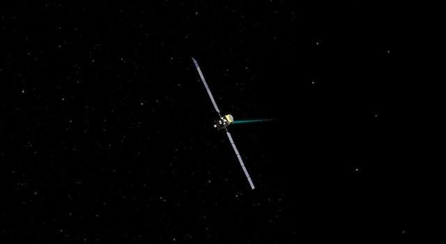 Artist's concept of Dawn spacecraft.
