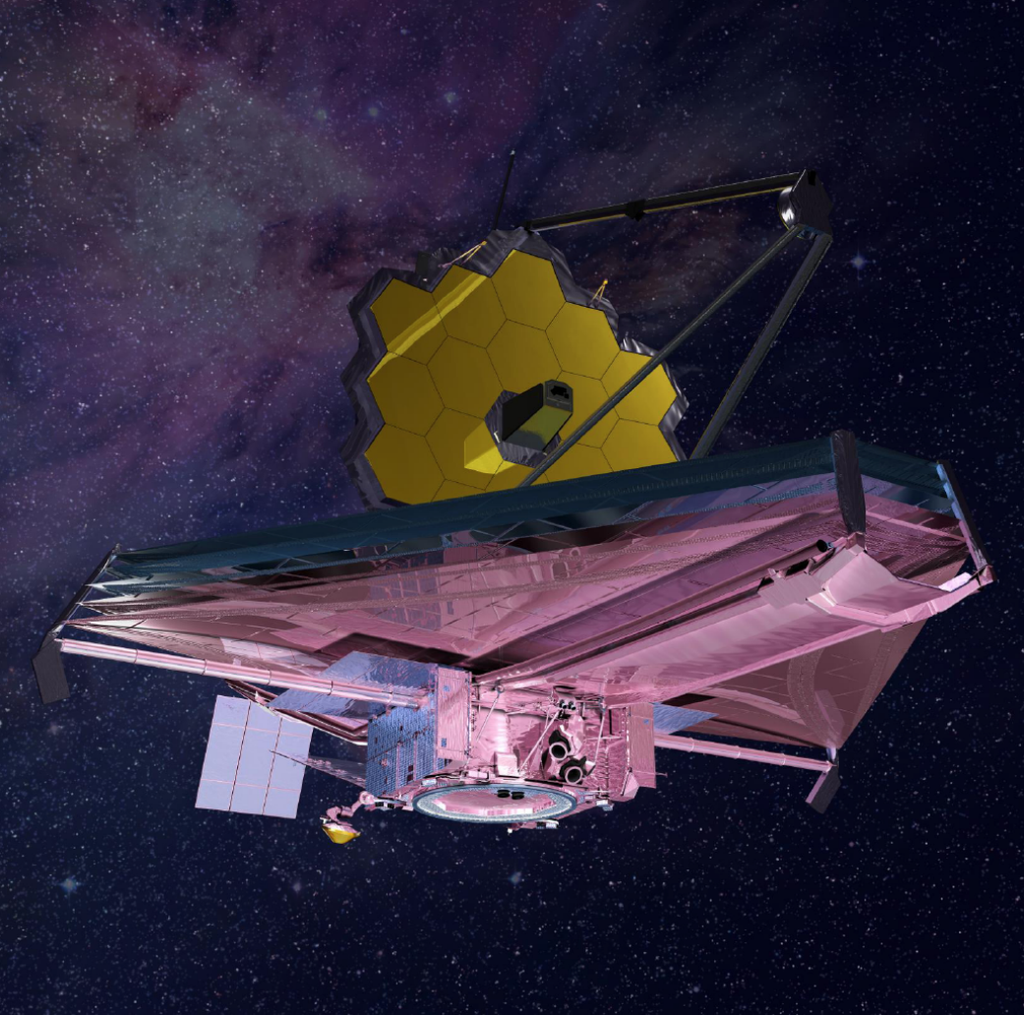 Spacecraft in space