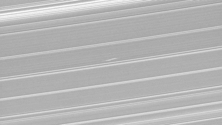 Propeller in Saturn's rings