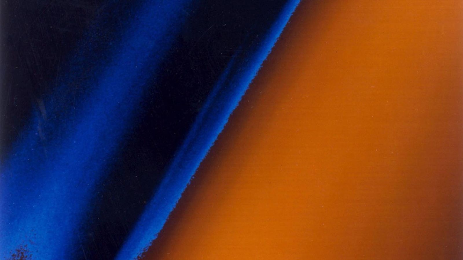 Colorized image of Titan's Atmosphere