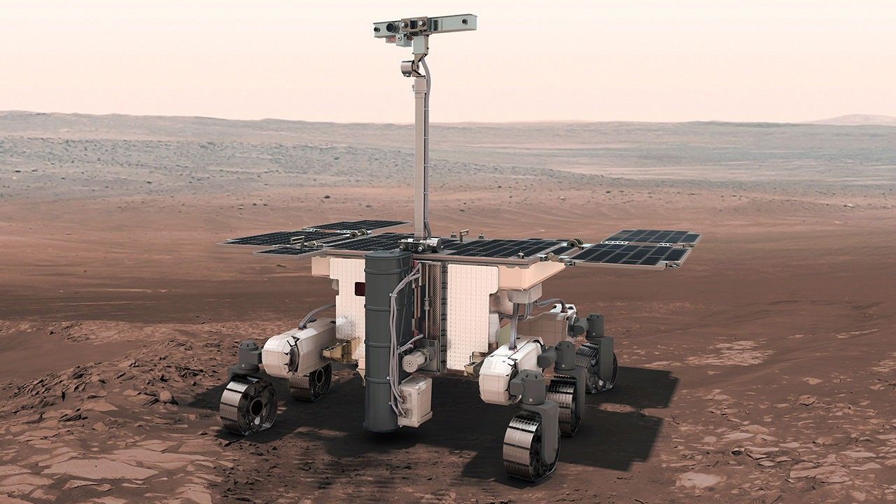 Rover on Mars.
