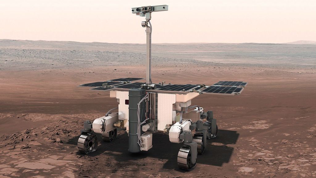 Rover on Mars.