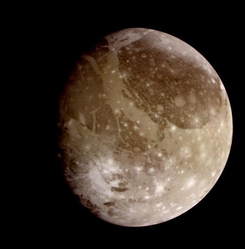 Ganymede is the first moon known to possess a magnetic field.