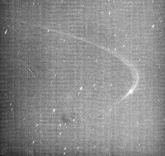 Image of Saturn moon, Anthe, taken by Cassini.