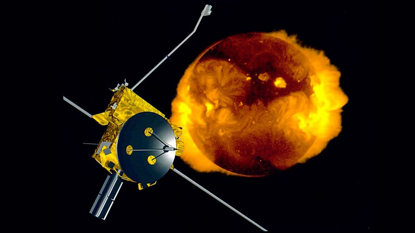 Artist's concept of Ulysses spacecraft.