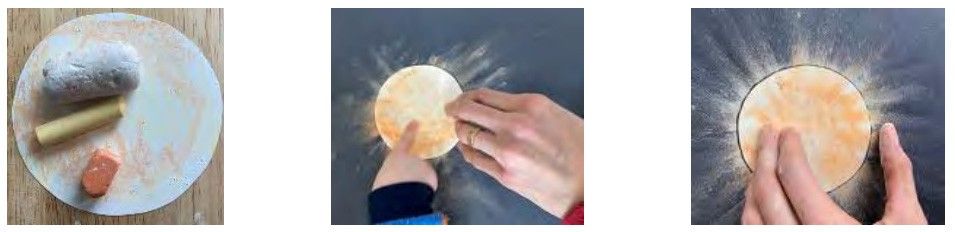 eclipse chalk art activity