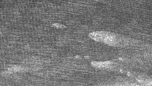 Radar image of Titan