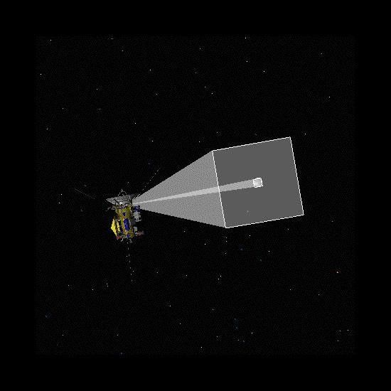 Dione Flyby Animation