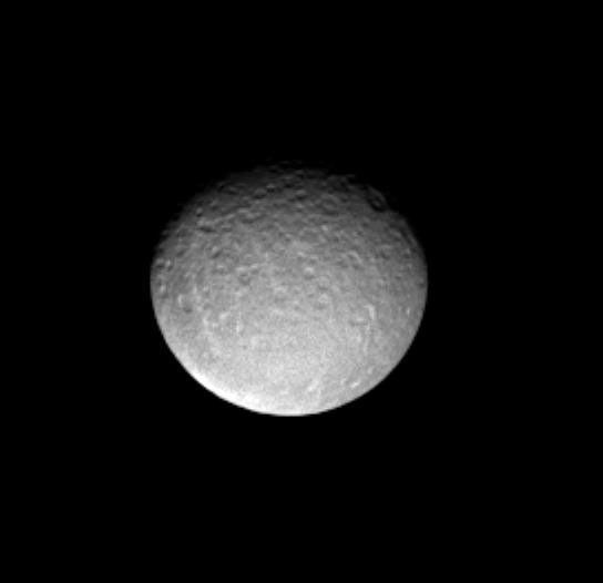 black and white image of battered moon