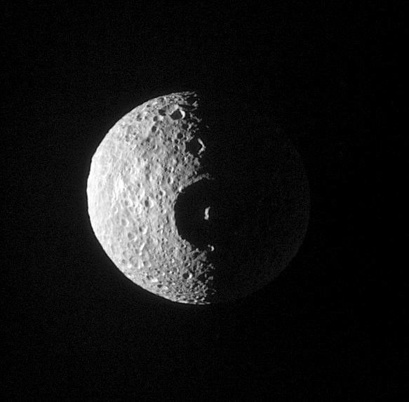 Mimas' large crater Herschel