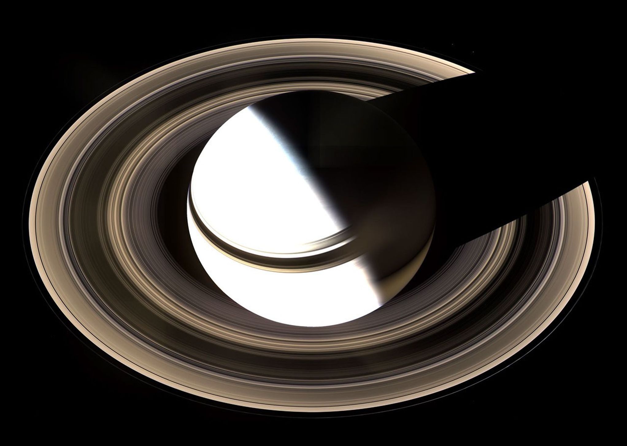 Saturn and its rings