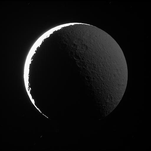 Saturn's moon Rhea