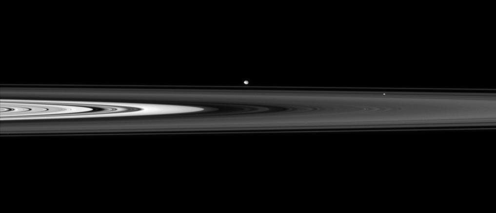 Saturn's rings, Pan and Pandora