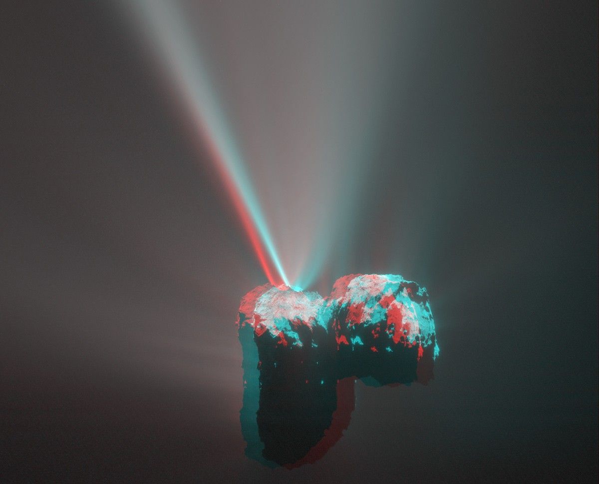 Comet Jet in 3D NASA Science