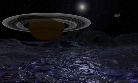 Iapetus' Dark Surface