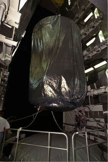 Lowered onto Titan