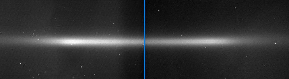 Edge-on views of Saturn's E ring