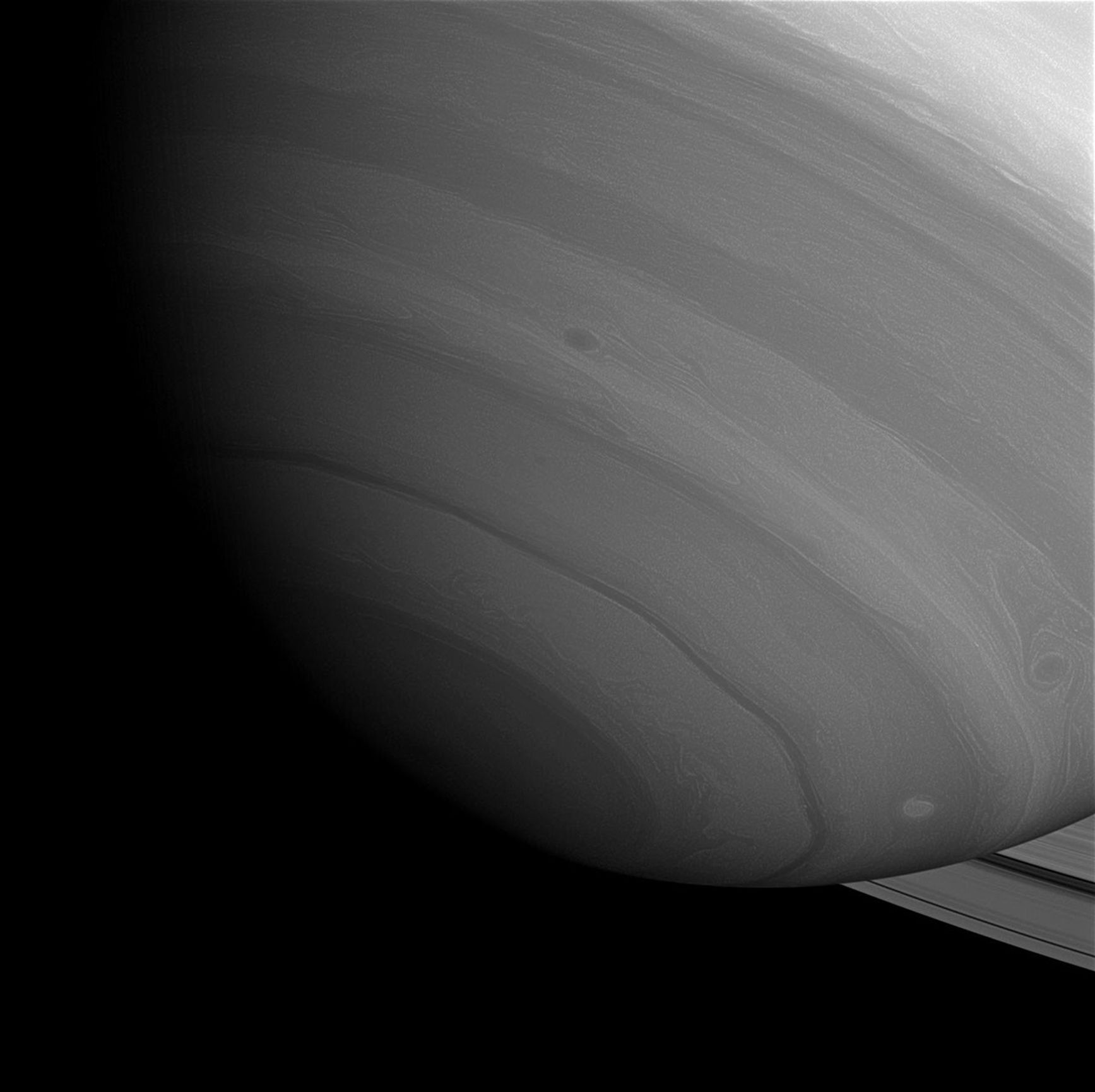 Saturn's south pole