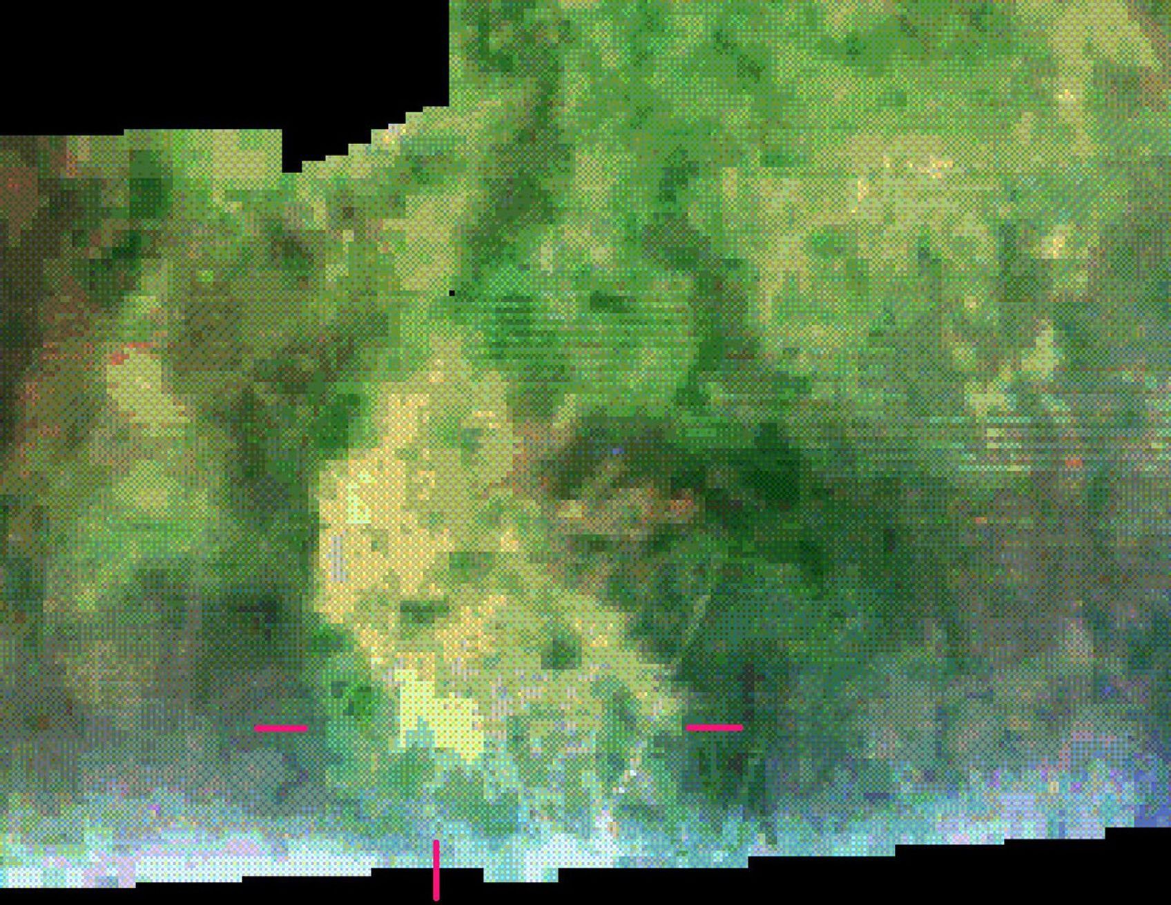 Infrared view of Titan's Hotei Arcus