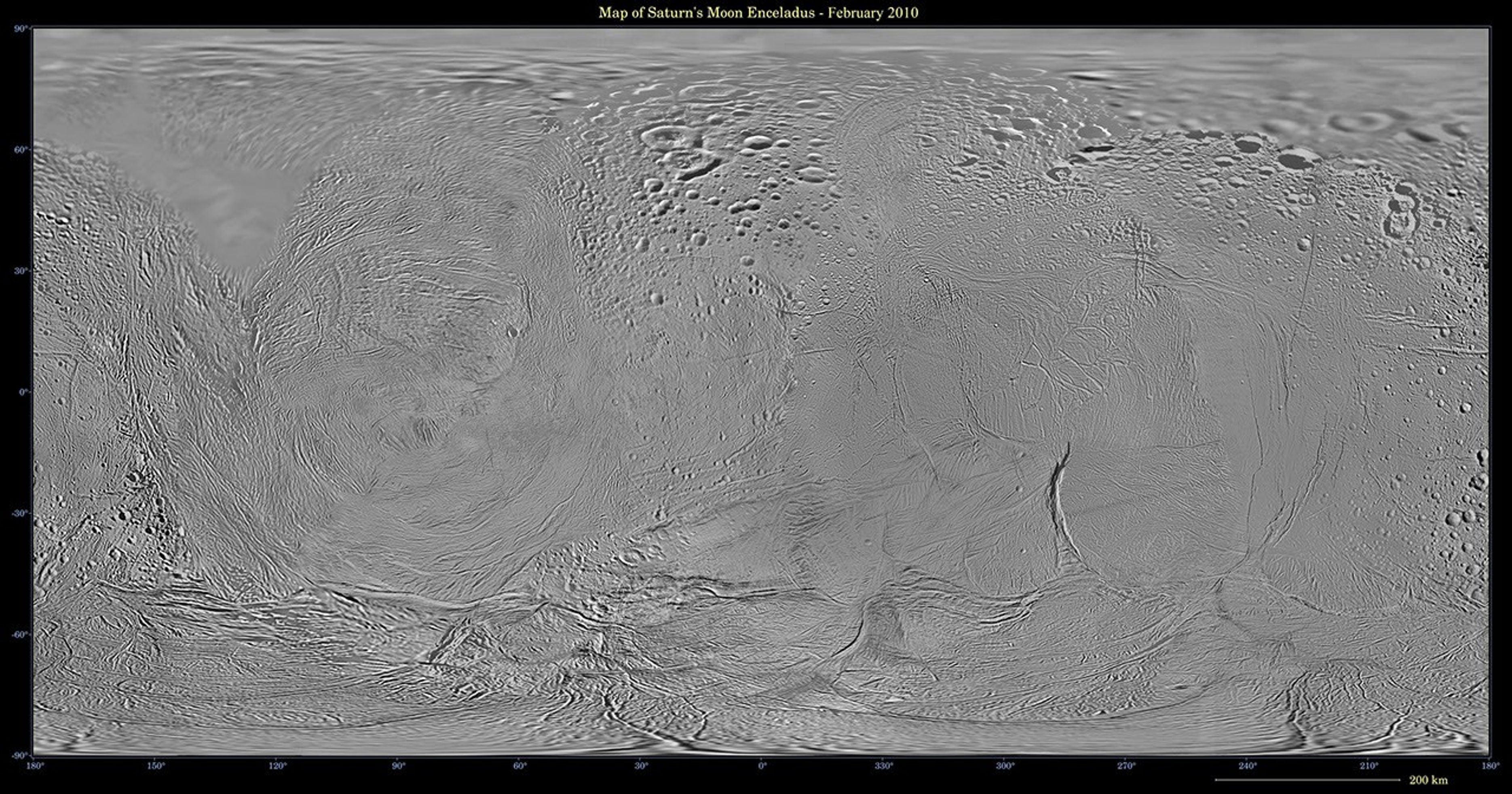 Global map of Enceladus