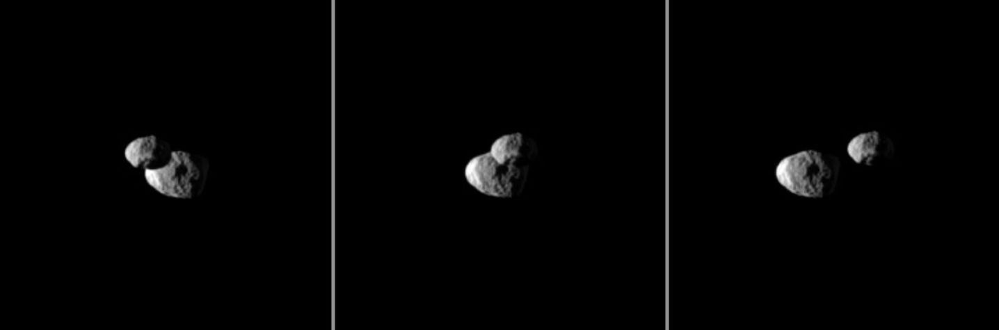 Epimetheus passes in front of Janus
